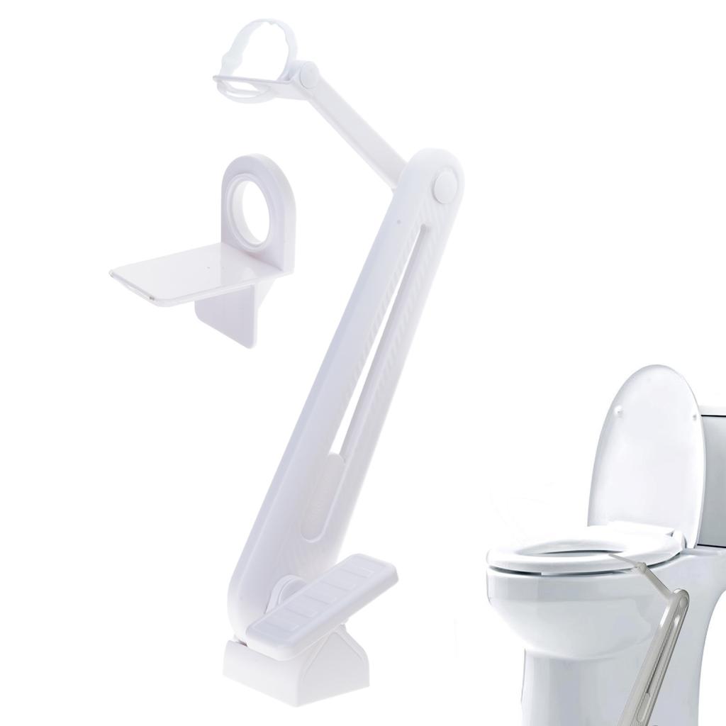 No Touch Toilet Lid Lifter with Foot Pedal Design Touchless Foot Operated Toilet Seat Raiser Tool for Bathroom Hygienes