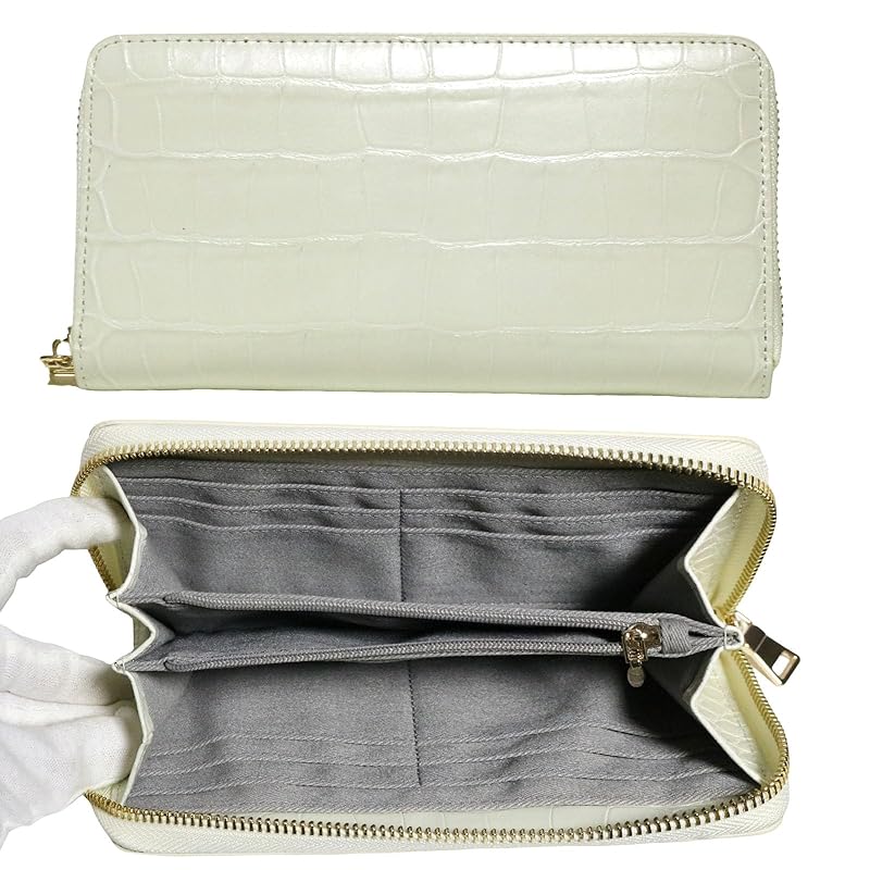 [Berkut] vanilla cowhide Embossed crocodile long wallet men's ladies crocodile long wallet genuine leather Genuine leather leather crocodile crocodile