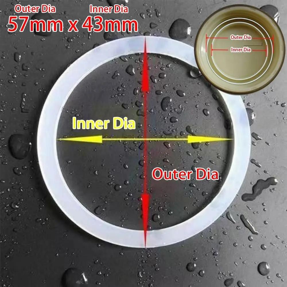 1 st Ny Vattentät Silikon Tätningsring Vattenkopp Tillbehör Isoleringskopp Gummiring Livsmedelsgodkänd Universal Läckagesäker Packning