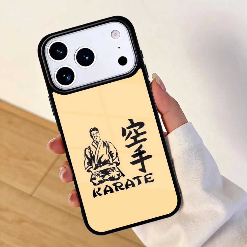Oyama Kyokushin Karate SOFT Mobile Phone Case for IPhone 17 AIR 16pro Max 15 14 13 12 11 Bumper Cover iPhone 12 mini