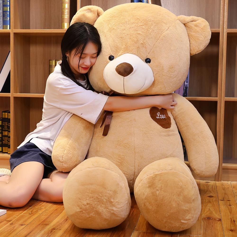 Large Cute Teddy Bear Plush Toy - Sleeping Doll Pillow for Girls