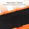 K1AE ABS Outline Gauges with Clear Scale Marking  Flexible Outline Gauges Tool Easy To Carry for Woodworkers & DIY Enthusiasts