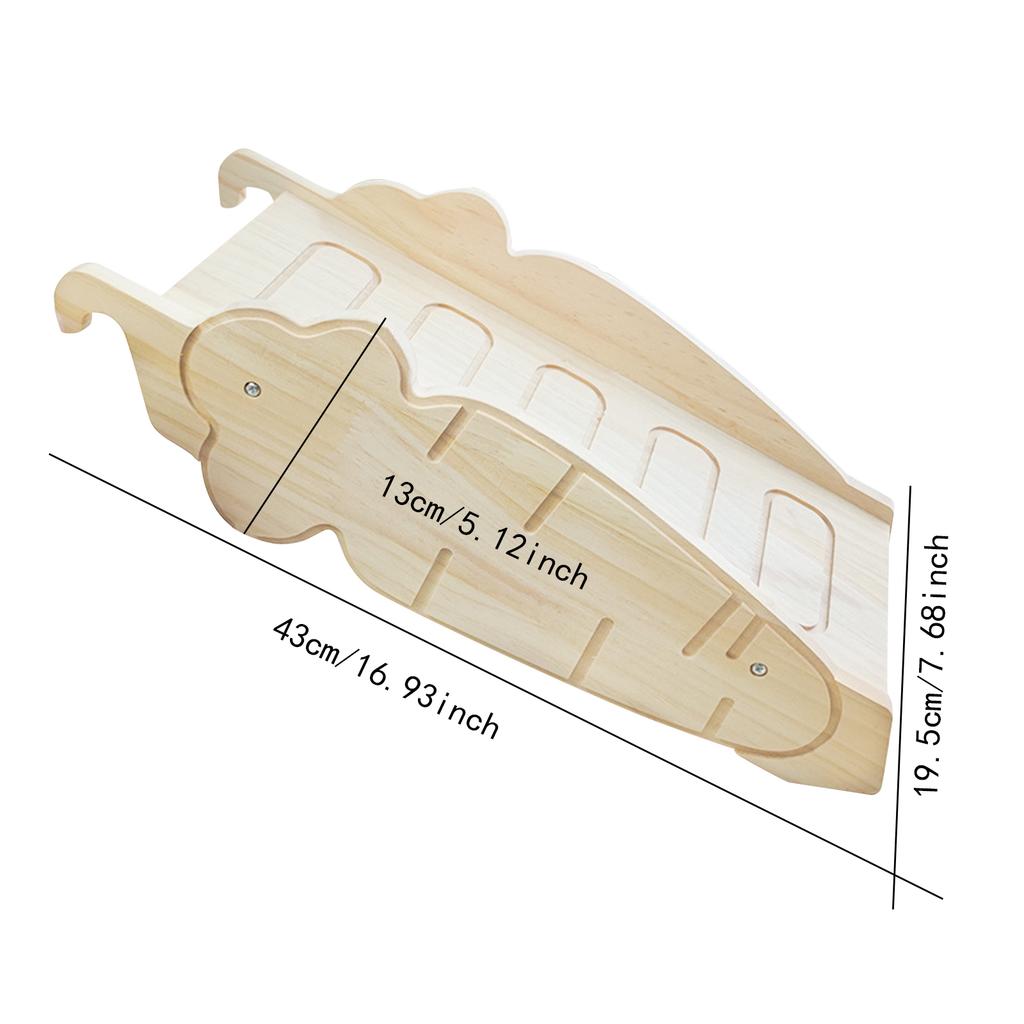 Wooden Bunny Hiding House Hamster Villa Nest Small Animal Habitat for Chinchilla Ferret Rabbit Hedgehog Pet Supplies