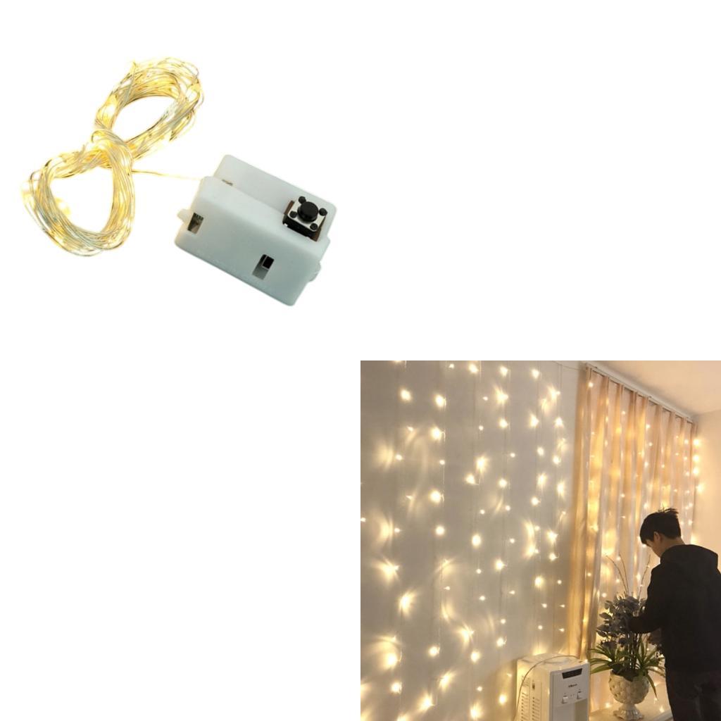

Starry String Lights Fairys String Lights Tiny Starry LED On Silver Coppers Wire CN