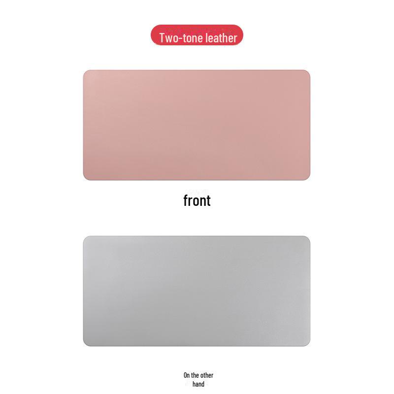 Vlastní velká kožená podložka na stůl pod myš a klávesnici s logem