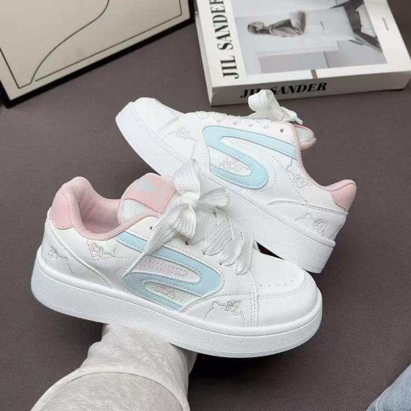 

Autumn niche color matching bread shoes round head lace-up versatile casual shoes classic retro student sports shoes 35