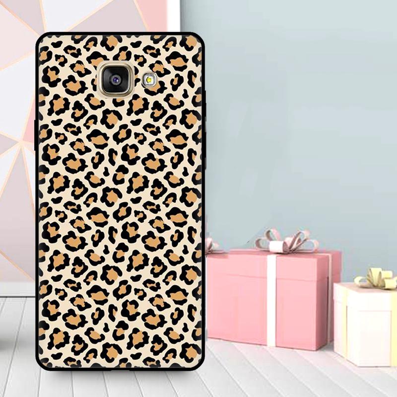 Leopard Print Pattern Cow Case For Samsung Galaxy J7 J5 J3 2017 J1 A3 A5 2016 A9 A7 A6 A8 J8 2018 J6 J4 Plus Cover