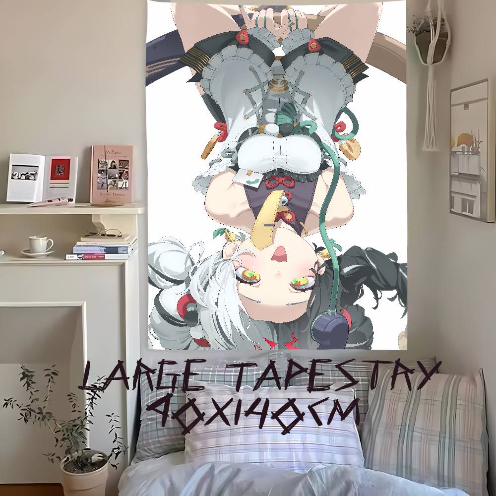 Hot Kawaii Girl Dialyn Zenless Zone Zero Tapestry Popular Room Decoration Wall Tapestry Art Room Home Decor Wall Art Decor