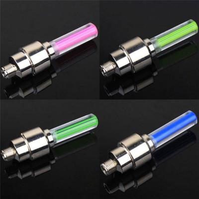 Mini lampada decorativa per ruota di bicicletta a lunga durata, resistente all'usura, valvola per pneumatici, attrezzatura da ciclismo leggera