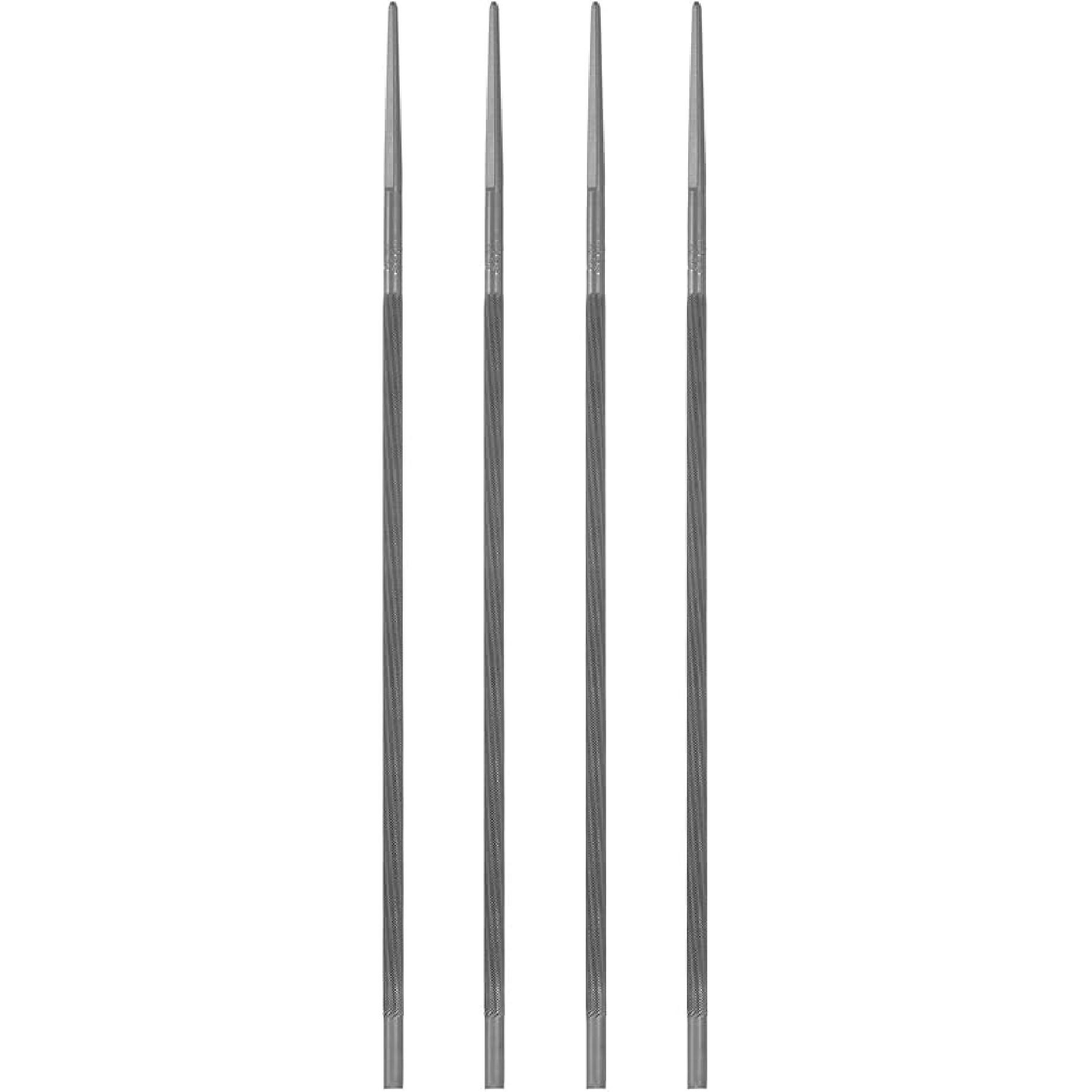3-Pack Chainsaw Sharpening File, 3/16 Inch Round Sharpening File Steel Chainsaw File Without Plastic Handle for Sharpening/Chainsaw/Round Files 3/16 Inch