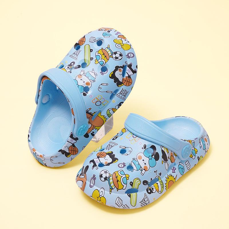 

Детские летние туфли с отверстиями, новые детские тапочки с рисунком для мальчиков и девочек 180 yards inner length 18cm