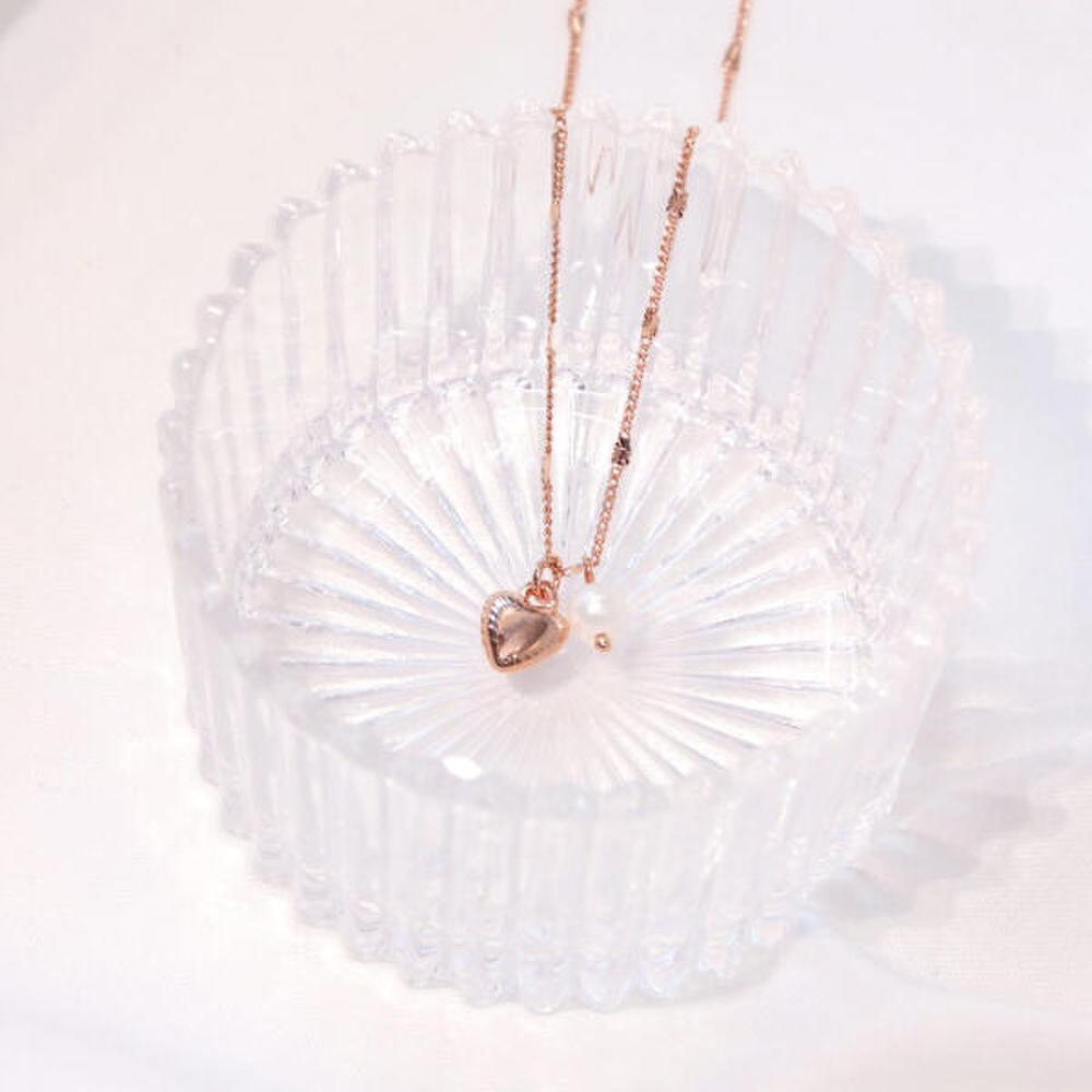 Poom/Dieuamour Dieuamour 14Kgp Muriel Heart Pearl Necklace