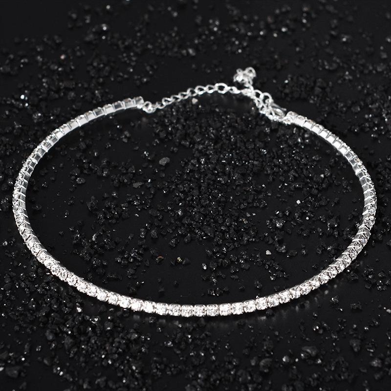 Fashion Jewelry Full Diamond Rhinestone Multi-Layer Multi-Row Collar Bridal Crystal Collar Short Collar Necklace
