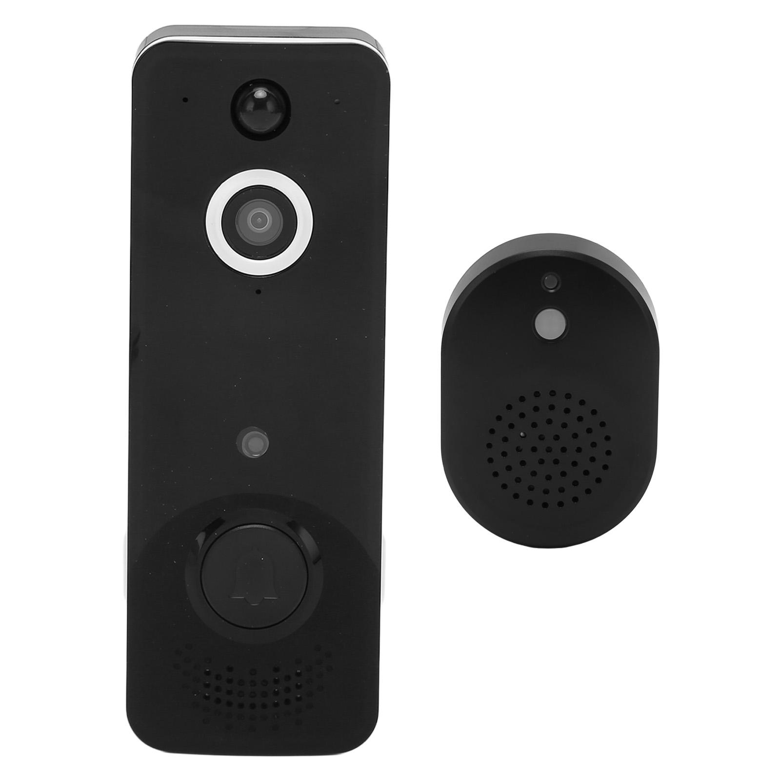 

Беспроводной WIFI визуальный дверной звонок IP65 водонепроницаемый 720P 30FPS PIR обнаружение движения 140 градусов широкоугольный объектив