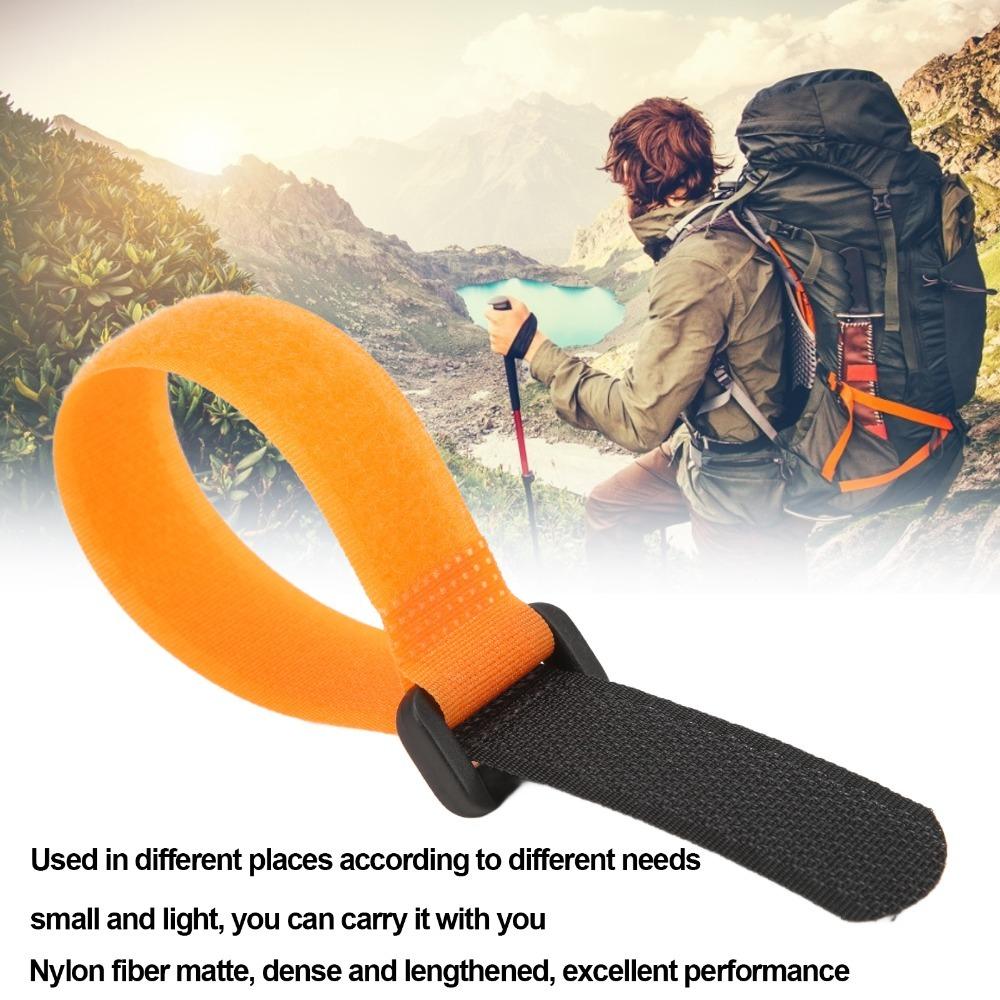 30 Pcs With Plastic Buckle Hook and Loop Strap Adjustable Goal Net Support Straps  Soccer Training