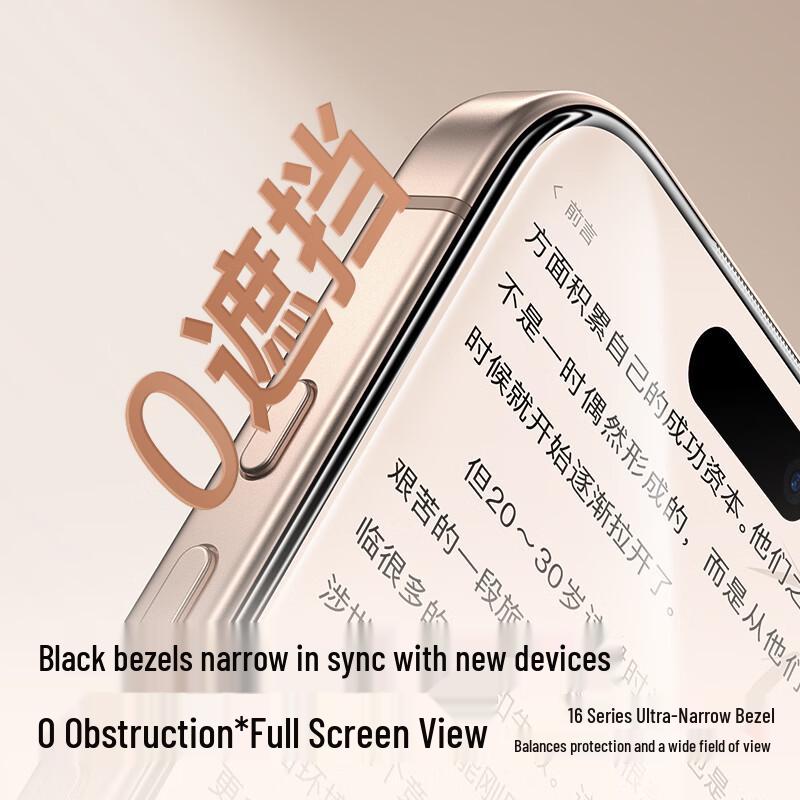 iPhone 16 Pro Tempered Glass Screen Protector