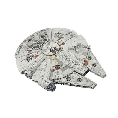 BANDAI SPIRITS Star Wars Vehicle Model 006 Millennium Falcon Pre-Colored Plastic Model (New Packaging Version)