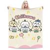 Chiikawa Cute Cartoon Manga Blanket Hachiware Usagi Wool Vintage Soft Throw Blanket for Home Decoration