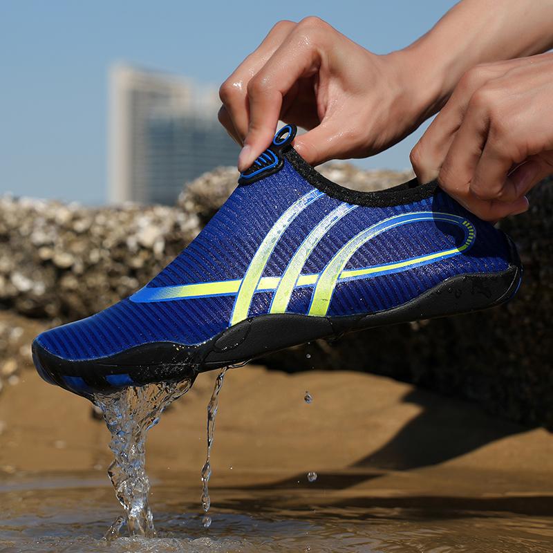 Men Aqua Shoes Women Diving Socks Barefoot Swimming Water Shoes Upstream Beach Wading Sports Sneakers For Fitness Yoga Surfing
