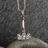 Sieben Engel Magischer Kreis Salomons Siegel Amulett Halskette Anhänger Herren Punk Retro Glücksbringer Schmuck