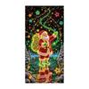 Christmas Fluorescent Door Frame, Door Cover Background, Holiday Party Decoration, Christmas Decoration Hanging Cloth