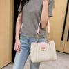 Large Capacity, Bag, Women's Bag, Woven, Swivel Lock Design, Shoulder Bag, Armpit Bag, Casual Bag