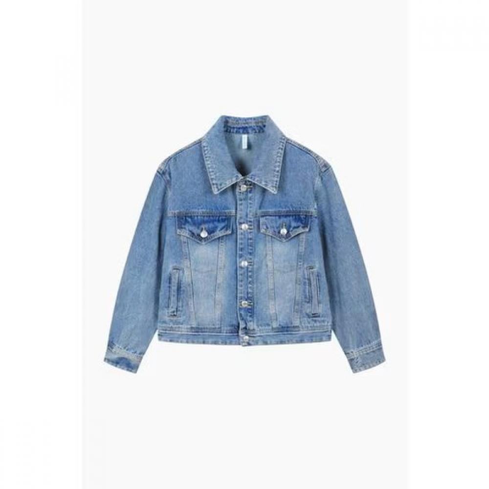 Benetton Standard Denim Jacket Bajpf4611 Indigo/42