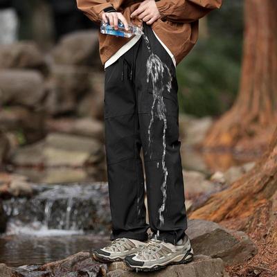 Macacões Masculinos: Novos estilos de primavera, verão e outono para homens e mulheres - Calças de montanhismo para esportes ao ar livre, à prova de vento e água.