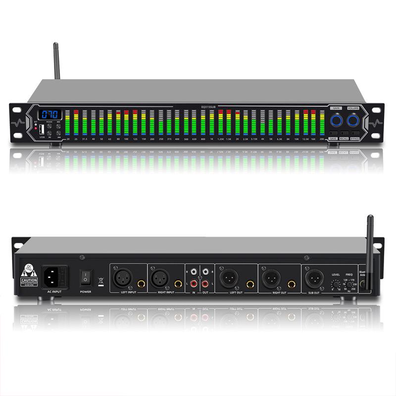 31-Band Digital Equalizer with Noise Reduction for Home, KTV, Stage, and Bar Audio Systems