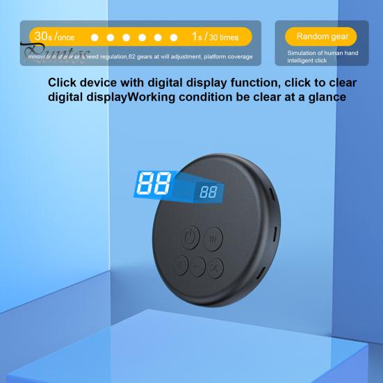 Screen Clicker Mute Automatic Adjustable Digital Display Sensitive Clicking Universal Point Grabber Device Phone Auto Connection for Game