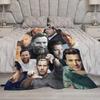 Ewan McGregor photo collage Throw Blanket Hair Blanket Decorative Throw Blanket Blankets Sofas Of Decoration