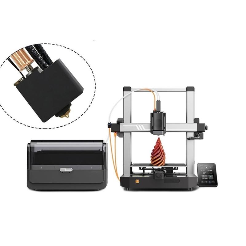 Hotend Assembly Heat End Kit For 3D Printer Includes Heating Block, Rod, And Thermistor 0.4 Printhead