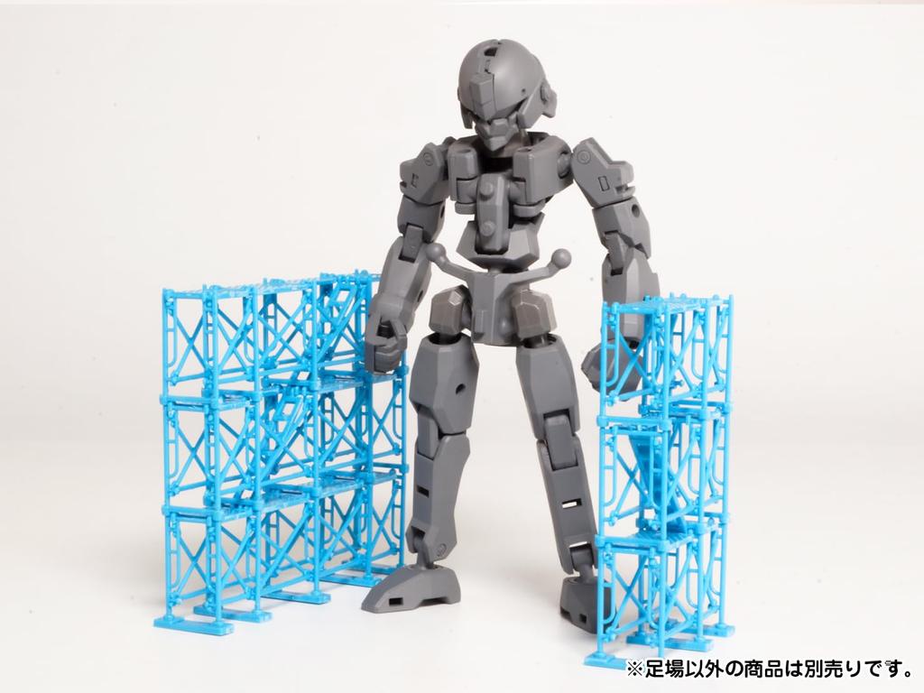 PM Office A PLUM Pop Otherworld Series Scaffolding Blue Plastic Kit PP211 1/64-1/100