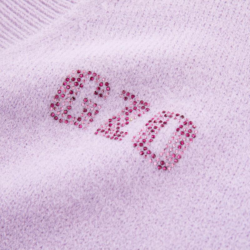 GROUND ZERO Women's Rhinestone V-Neck Cardigan Sweater