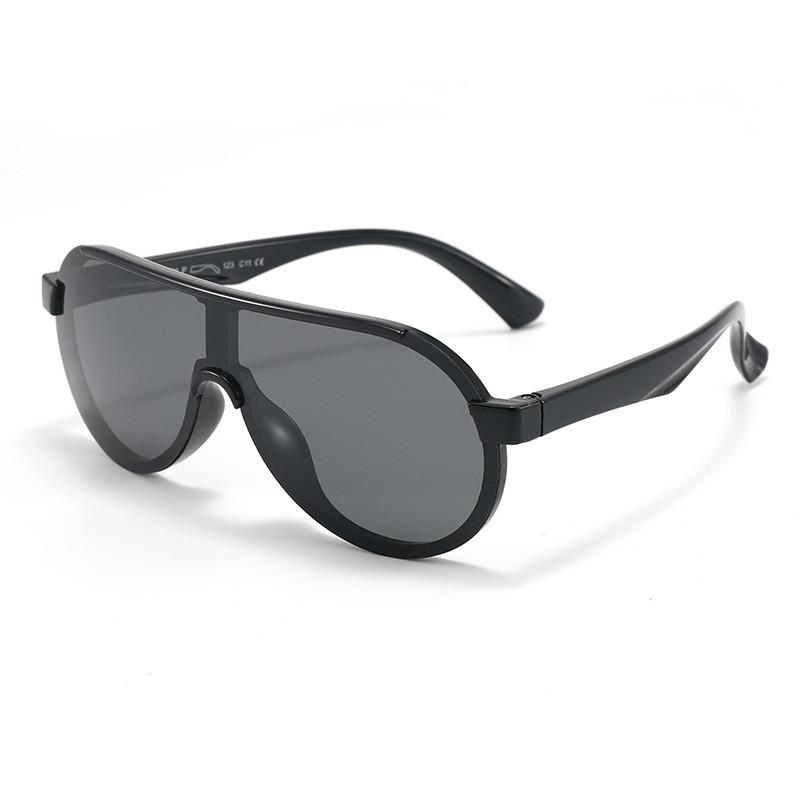 

Fashion Style Childrens Polarized Sunglasses Summer Outdoor Uv Protection чёрный