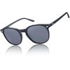 DUCO UV Protection Round UV400 Polarized Fashionable UV Size 1230 Women's Sunglasses, Black, Protection, Lenses, Design, Protection,