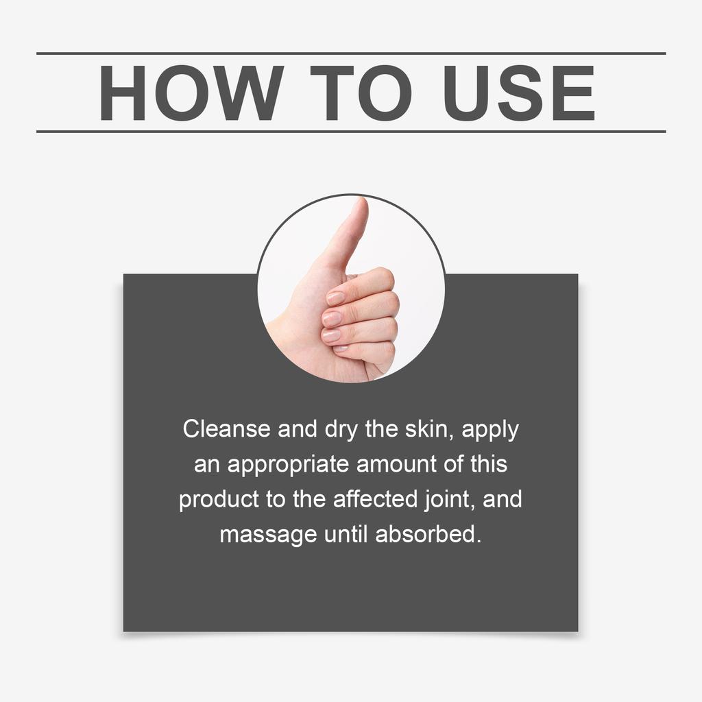 Joint Care Cream Gently Nourishes, Moisturizes And Comforts The Joints And Legs, Making The Skin Smooth And Hydrating.