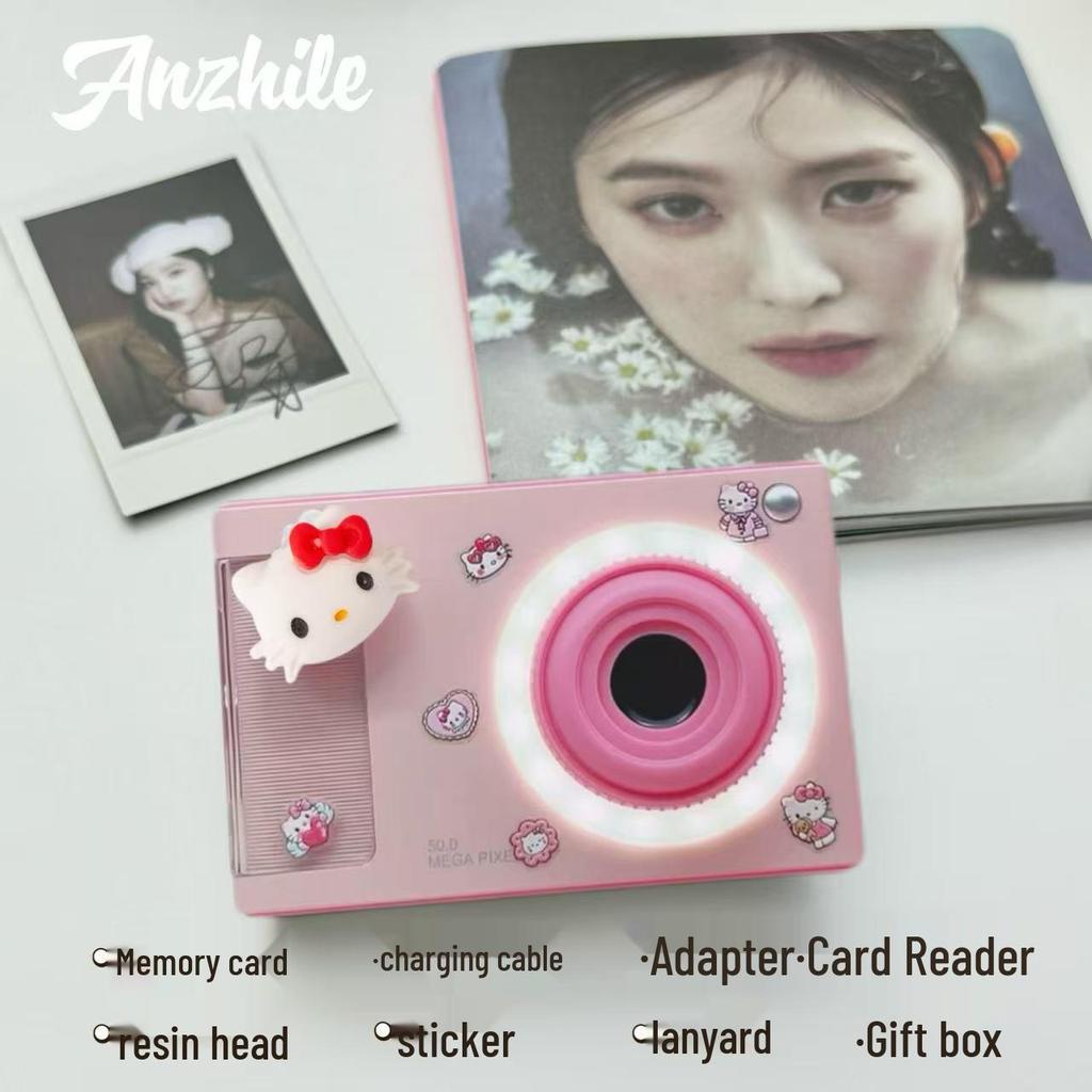 Retro Cute Dual-Camera Student Selfie CCD Digital Camera - Portable Campus Gift