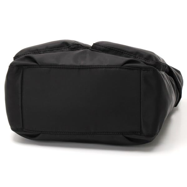 Shoulder Bag with Double Front Big Shoulder Black [Lava Gerry] Pockets, 2-Way Bag, (10)