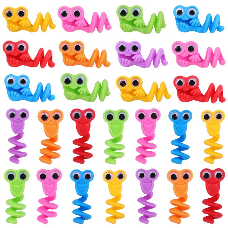 

10-50Pcs Cartoon Big Eye Pencil Topper Funny Pen Cap Kids Birthday Party Favors Pinata Filler Christmas Gifts Toy School Rewards 10pcs
