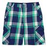 Childrens/Kids Beach Checked Cargo Shorts