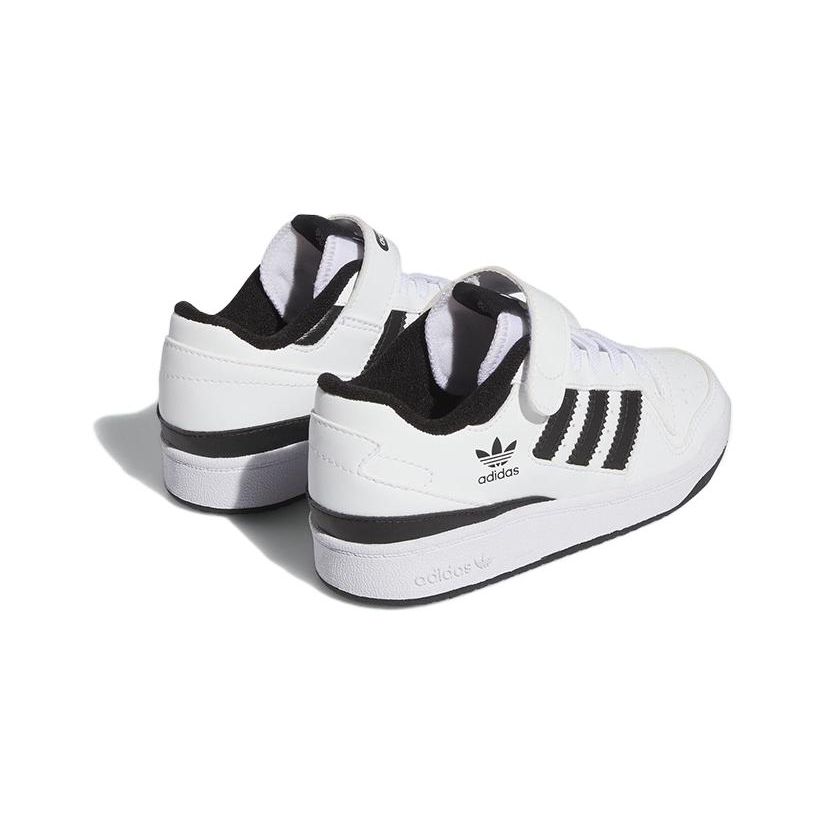 Adidas Forum Low J White Black Kids Sneakers Cloud-White Core-Black IF2651