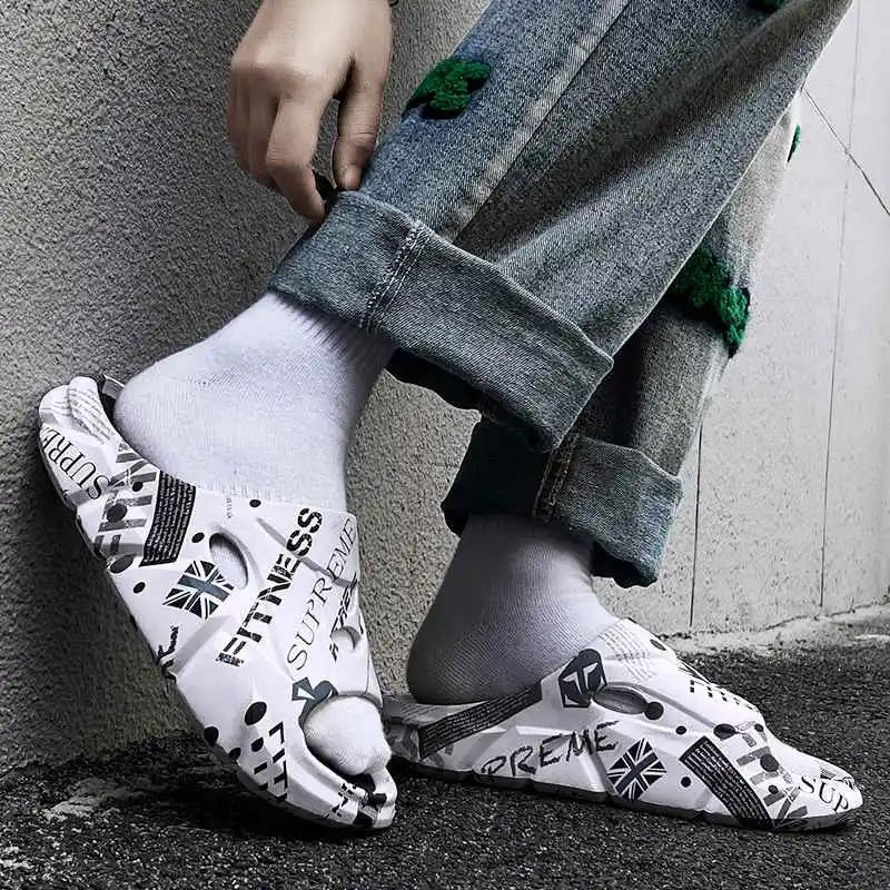 Fashion Snickers Men's Beach Sneakers Trainer Sandals 2025 Height Increase Flip Flops Male-To-Male Boty Summer Sneakers For Men Tennis