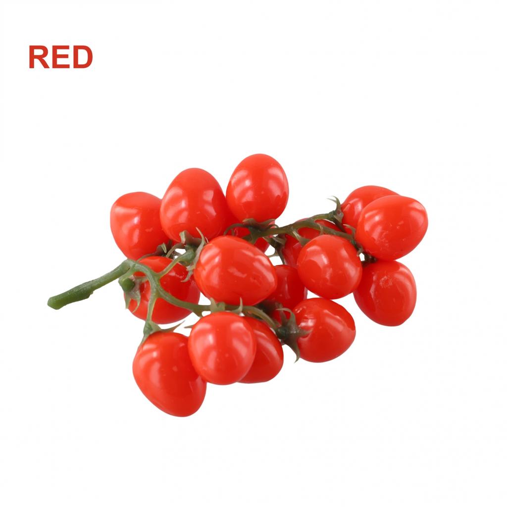 High Quality Imitation Tomato Bunch with Realistic Touch 19cm Fruit Vegetable