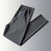 Men's Breathable Drawstring Trousers Solid Color Pants Casual Comfortable Trousers