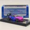 SW 1/64 for 993 Gradient Chrome Purple Diecast Models Car Toy Limited 499 Collection Auto Gift Toy Vehicle Models