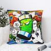 Cartoon Cute Doodle Pillow Case Fashion Pillow Cover Soft Pillowcases For Sofa Car Home Decor