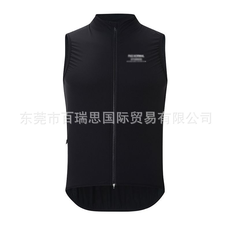 High quality PNS CYCLING road bike cycling suit breathable lightweight portable windproof vest S чёрный