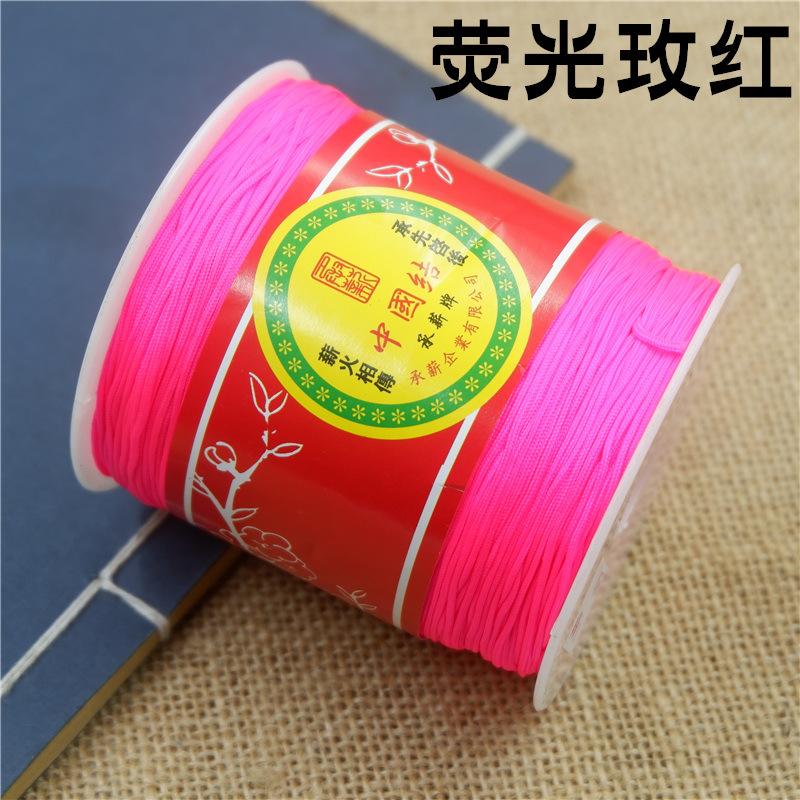 Taiwan Chengxin A Linie 1 mm Jade-Linie DIY Schmuck Weben Armband Seil Rotes Seil Geflochtenes Seil Chinesischer Knoten Draht