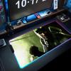 Splinter Cell Mouse Pad RGB Gaming Mousepad Big LED Pad PC Desk Mat Luminous Mouse Pad Large Keyboard Mats Table Rug With
